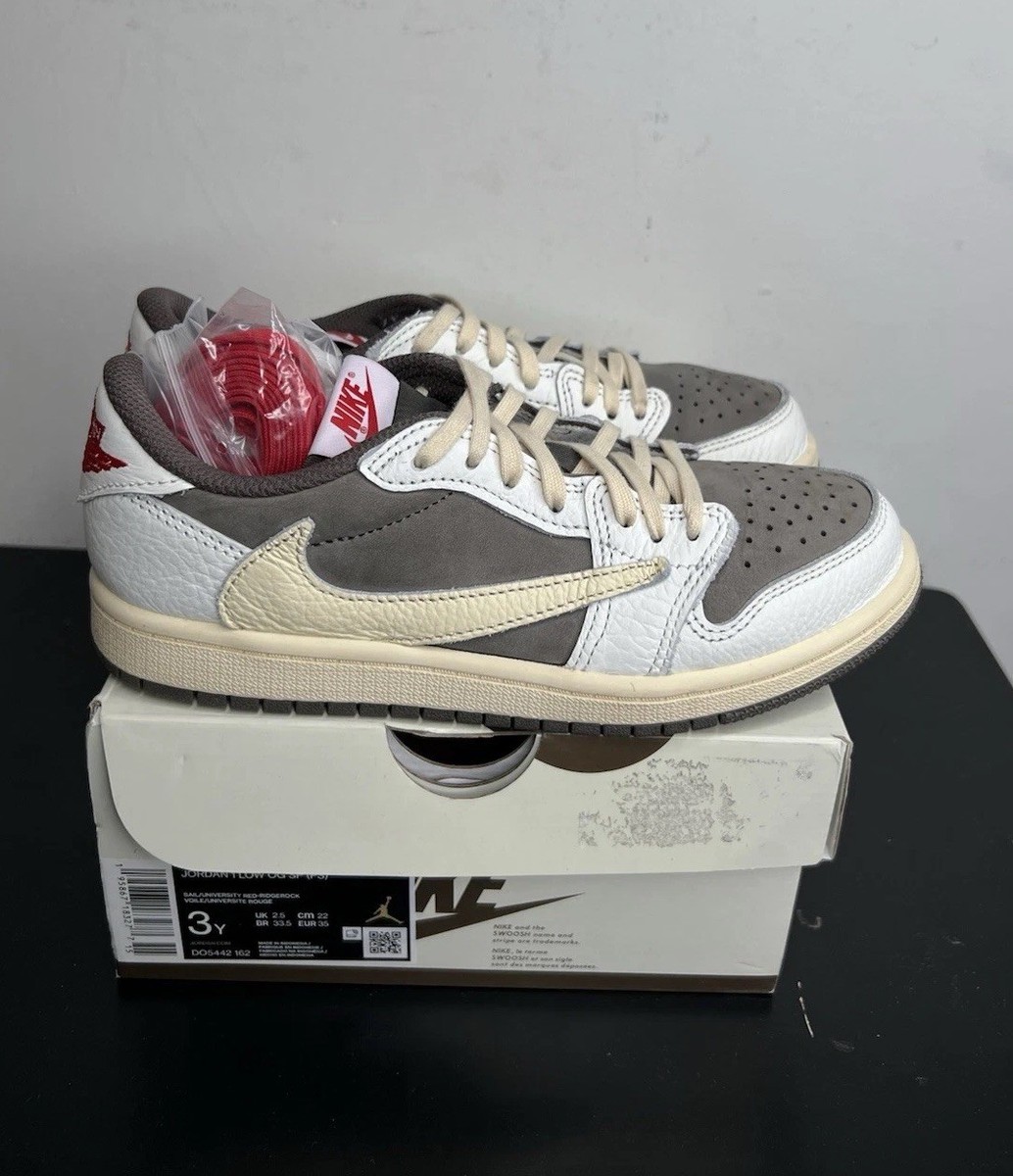 Travis Scott x Jordan 1 Low OG 'Reverse Mocha' Preschool Sz 3Y