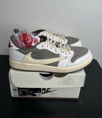 Travis Scott x Jordan 1 Low OG 'Reverse Mocha' Preschool Sz 3Y