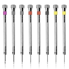8 PCS Precision Jewelers Screwdriver Set, 0.81.6mm, Professional Watch Screwd...