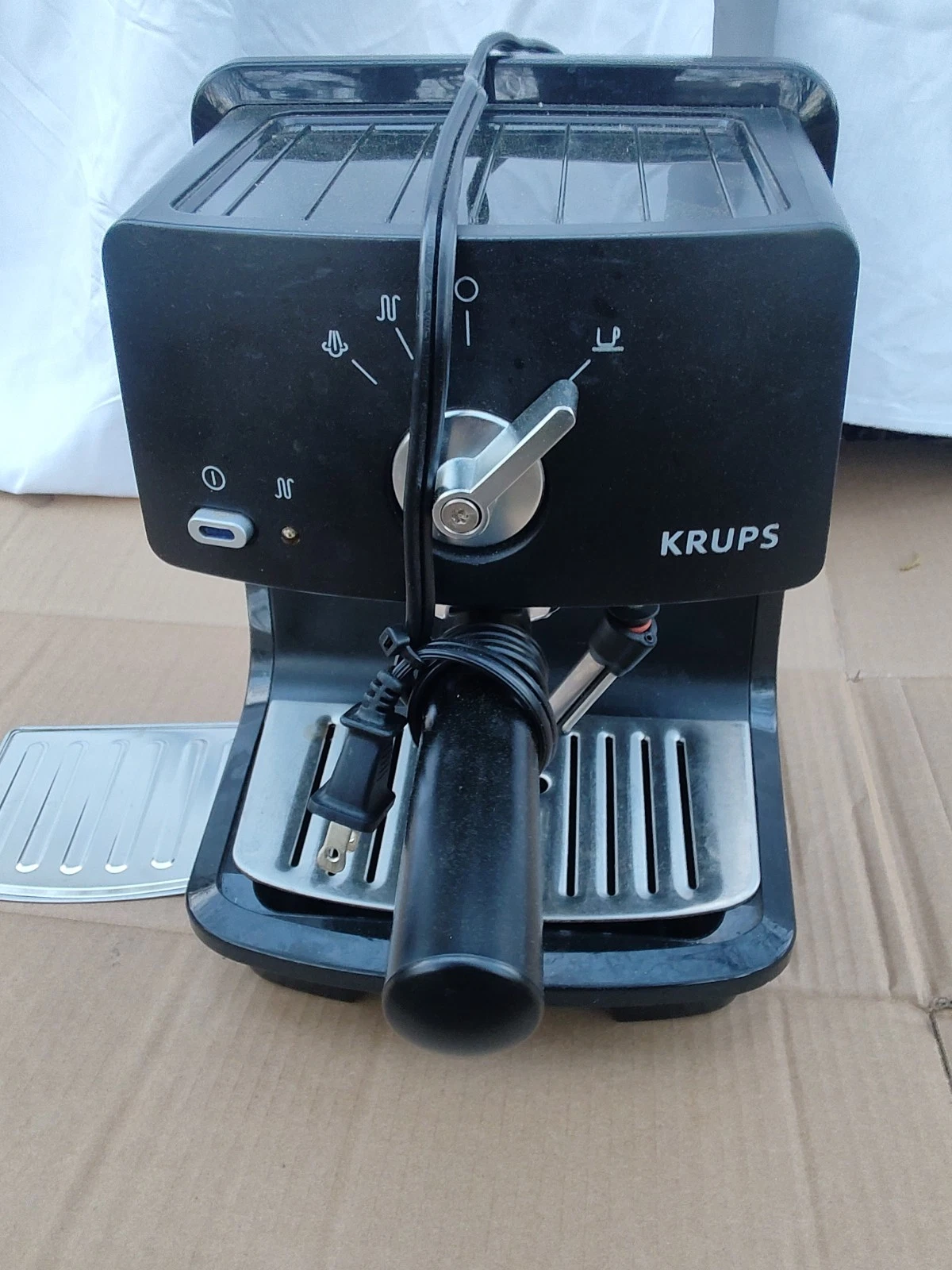 Krups XP 4000 Espresso Machine Black Tested & Works Comes w/ Everything In Pics