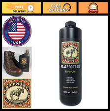 100 Pure Neatsfoot Oil - Premium Leather Conditioner  Wood Finish, 8 oz