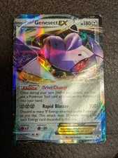 Genesect EX 64/124 FATES COLLIDE Pokemon Card Holo Rare.
