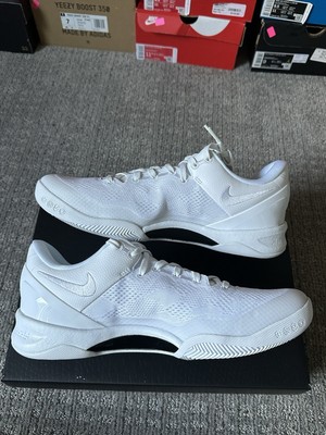 Size 10 - Nike Kobe 8 Protro Low Halo Triple White FJ9364-100