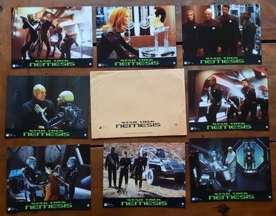 8 Originalbilder Star Trek Nemesis Patrick Stewart Fiction Komplettsatz 2002