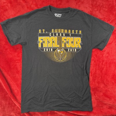Gildan DryBlend St. Elizabeth Final Four Basketball T-Shirt Men's M Black 2019