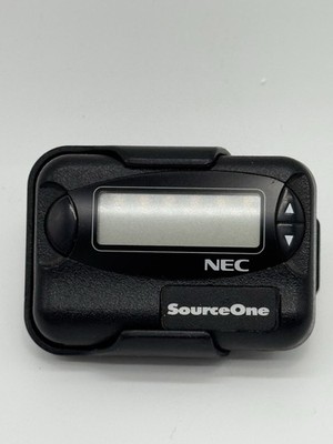 NEC Message Maker ll  Black Digital Display Portable Pager Beeper W/ Holster