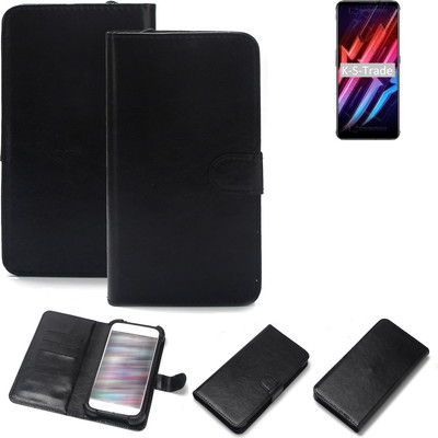 Schutz Hülle für nubia Red Magic 6 Pro Wallet Case + Bumper schwarz Flipstyle 