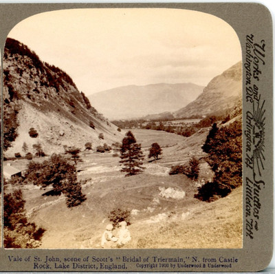 ENGLAND, Vale of St. John--U&U Stereoview O67