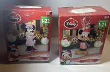 Disney Mickey & Minnie Mouse Christmas Inflat...