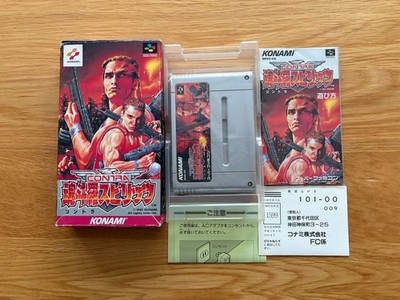 KOMPLETT! Contra Spirits SFC SNES JP Super Nintendo Famicom Konami Contra III 3