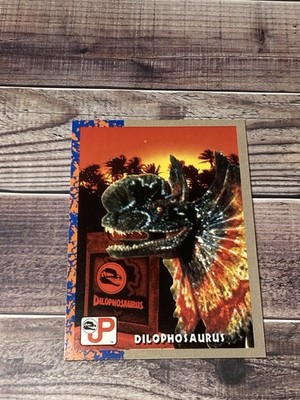 1993 Topps Jurassic Park Movie Trading Card Dilophosaurus #4 | eBay