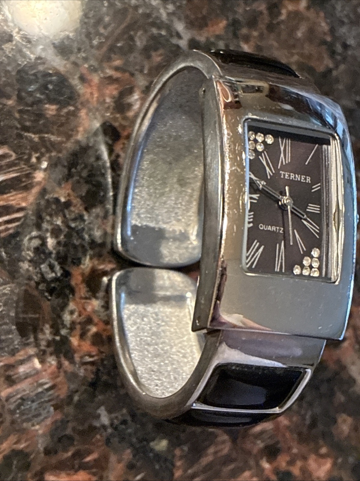 Bijoux Terner Rectangular Quartz Watch *Untested - image 4