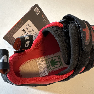 CLIMB X RAVE STRAP Red Climbing Shoes Men’s 8 Women’s 10.5 Organic Hemp Lining Climb X Rave X Strap Climbing Shoe - Climb X main image 4
