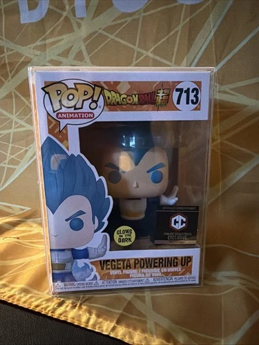 Funko Pop! Vegeta Powering Up #713 - Chalice Collectible Exclusive, GITD