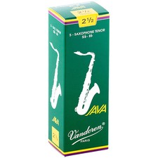 Vandoren Java Tenor Saxophone Reeds Strength 2.5 Box of 5