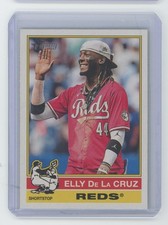ELLY DE LA CRUZ 2025 Topps Heritage #263 IMAGE VARIATION SP Reds