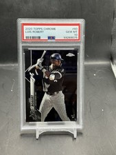 2020 Topps Chrome Luis Robert Rookie Card #60 RC PSA 10 White Sox