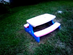 Kid Outdoor Pinic Table