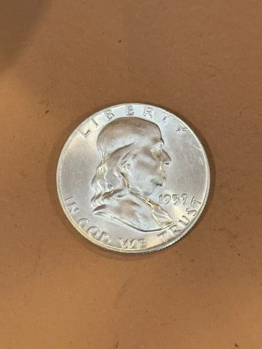 Gem BU 1959 Franklin Half Dollar