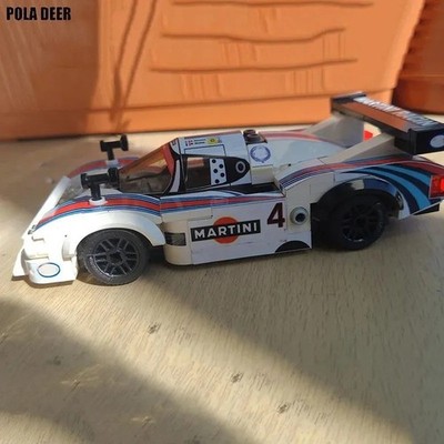 MOC Lancia LC2 Martini Rally Team Le Mans Nr. 6 Rennbausteine Modell