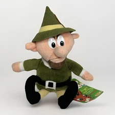 CVS 1999 Stuffins VTG Boss Elf 10" Bean Bag Plush Rudolph Island Misfit Toys NWT