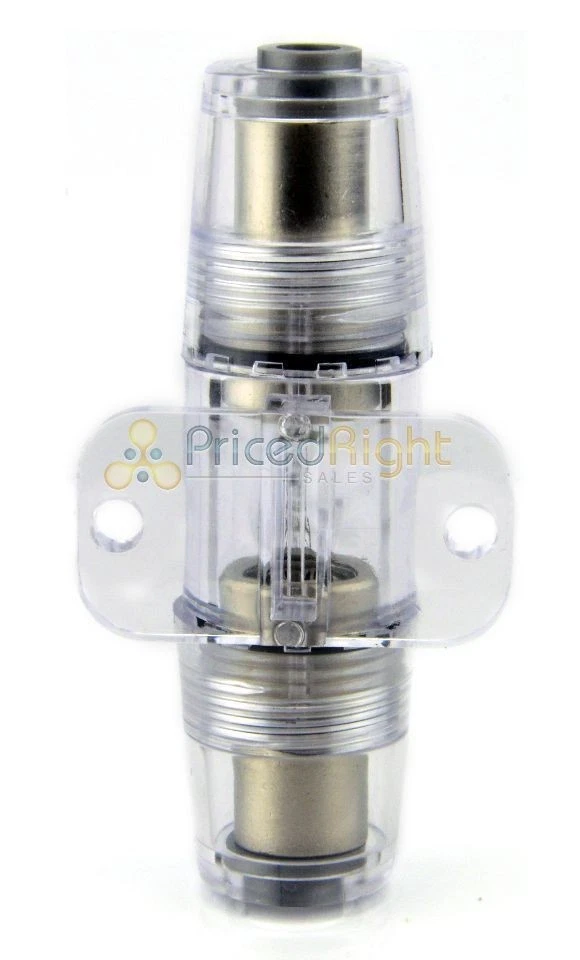 Высококачественный рядный держатель предохранителя калибра 4 или 8 AGU + упаковка из 5 предохранителей 50 ампер AGU - Изображение 3 из 4