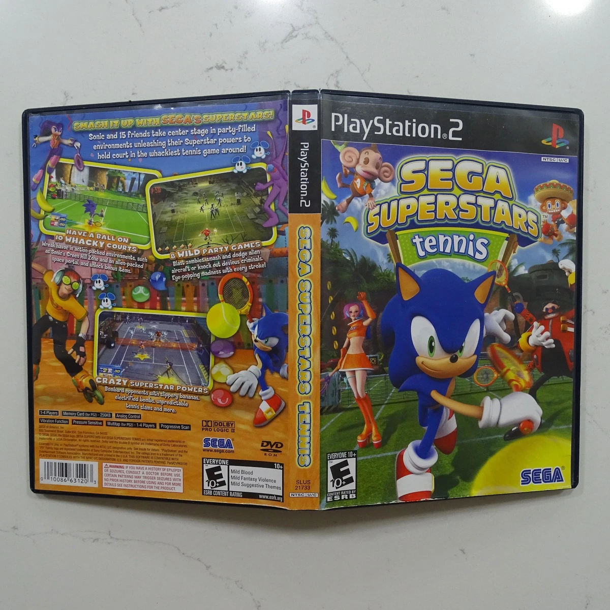 Sega Superstars Sur PlayStation 2 (PS2) - Édition Rare Press Blue Disc - Très Bon état