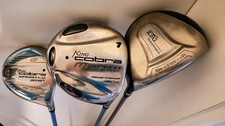 7 diverse Golfschläger, einige mit Titanium ...