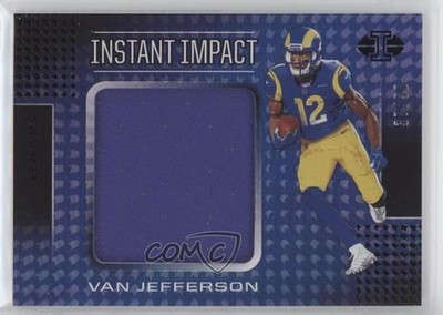 2020 Panini Illusions Instant Impact Black 37/50 Van Jefferson Rookie RC 0f3j