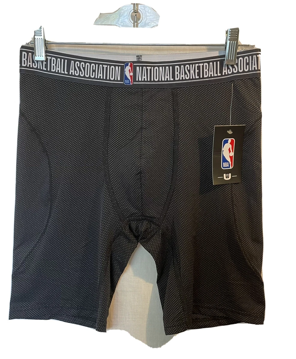 NBA Men's Boxer Briefs SMALL Performance Compression Activewear Underwear  NEW