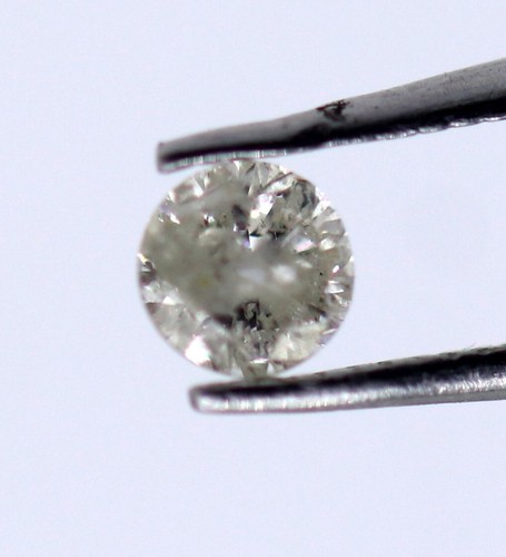 Certified Natural Diamond Brilliant Round Cut I Color I2 Grade 0.12 Ct Loose - Picture 4 of 12