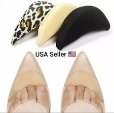 1Pair Sponge Forefoot Insert Toe Plug Half Forefoot Cushion Anti-pain Big Shoes