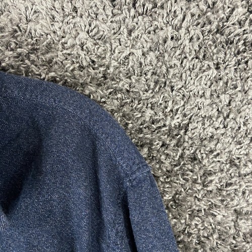 Vans blu maniche lunghe con bottoni uomo XL blu - Foto 5 di 9