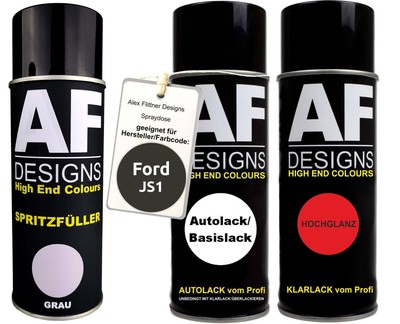 Spritzfüller Set für Ford JS1 Loden Green Perl Klarlack Spritzfüller Grundierung