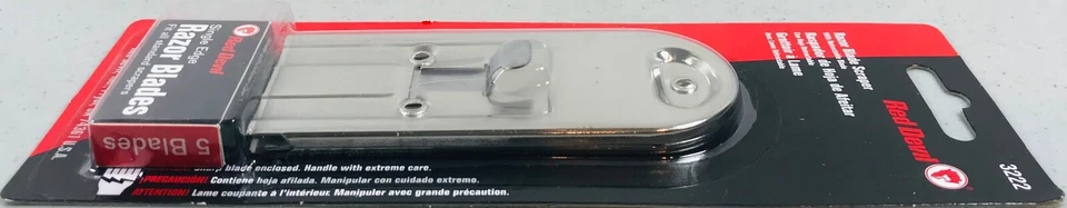 Red Devil Razor Blade Scraper w/ Razor Blades #3222, Vintage NIB - Image 3 of 4