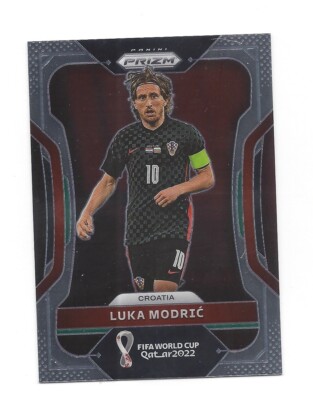 2022 PANINI PRIZM WORLD CUP QATAR #61 LUKA MODRIC CROATIA .99 SHIP