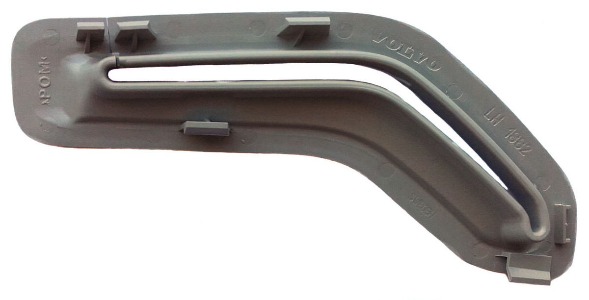 Volvo 39885874 LEFT Seat Belt Selector Gate Front Gray FOR VOLVO