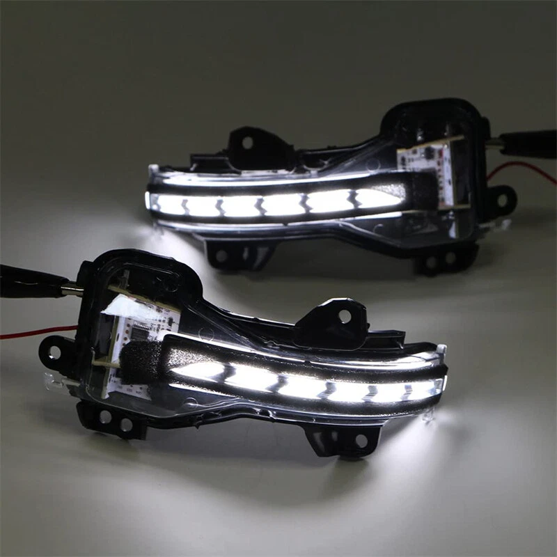 Luz LED de espejo lateral con señal de giro dinámica transparente para Honda Accord 2013-2017 Foto 4 de 4