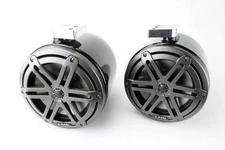 7.7" BLACK Tower Cans w/ JL Audio Speakers Centurion/Gladiator OEM style Towers
