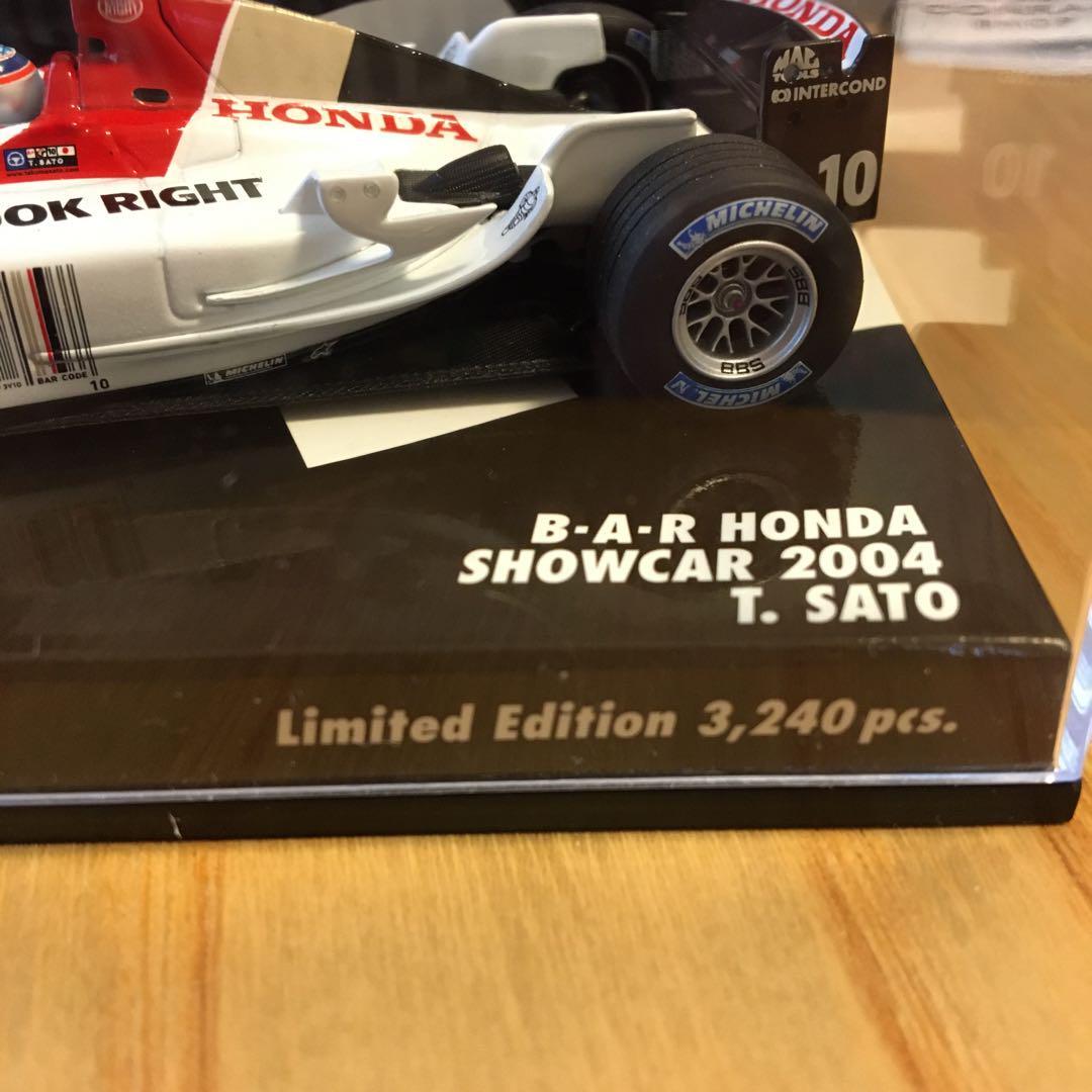 Minichamps 1/43 BAR Honda Showcar 2004 Takuma Sato Mini Car Minichamps 1/43 BAR Honda Showcar 2004 Takuma Sato Mini Car