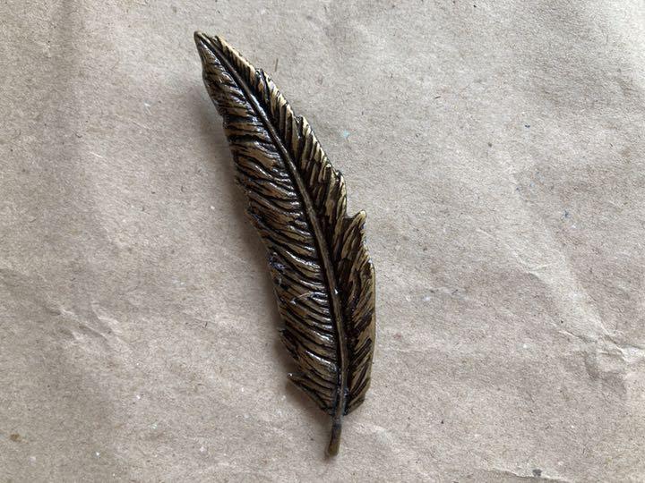 Alexander McQueen Vintage Mens Brooch Feather Designer