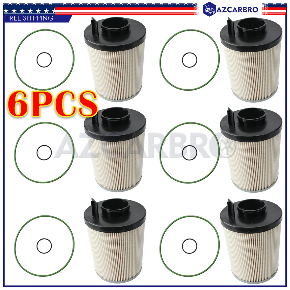 Elemento de filtro separador de agua combustible A48507 6 piezas para Western Star 4700 4800 4900 Foto 4 de 4