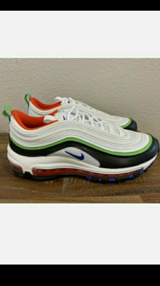 Nike Air Max 97 Hyper Royal-Green Nebula 921522-105 Size 4.5Y Size 6 Women NWOB
