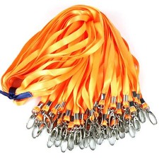 Lanyards for Id Badges Nylon Cruise Lanyard Swivel Hooks 50 Pack