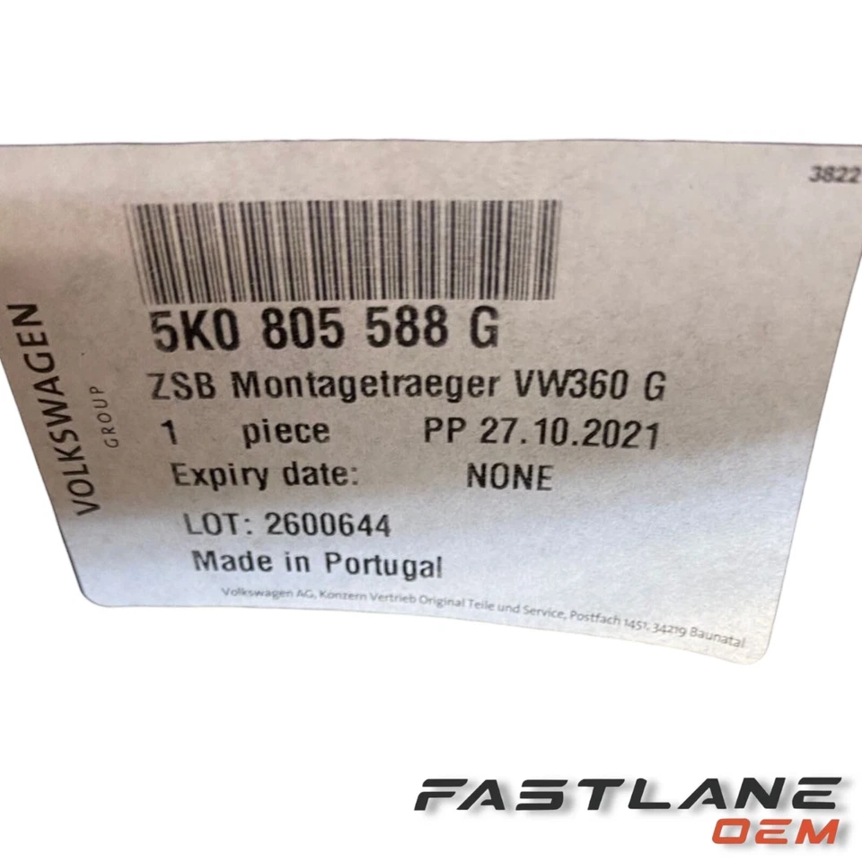 2010-2014 VOLKSWAGEN GOLF/GTI FRONT RADIATOR SUPPORT NEW OEM 5K0 805 588 G - Image 3 of 4