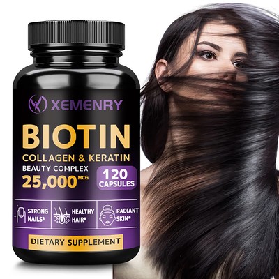 Biotin Collagen & Keratin - Anti-Aging, Support Skin Health, Prevents Hair Loss
