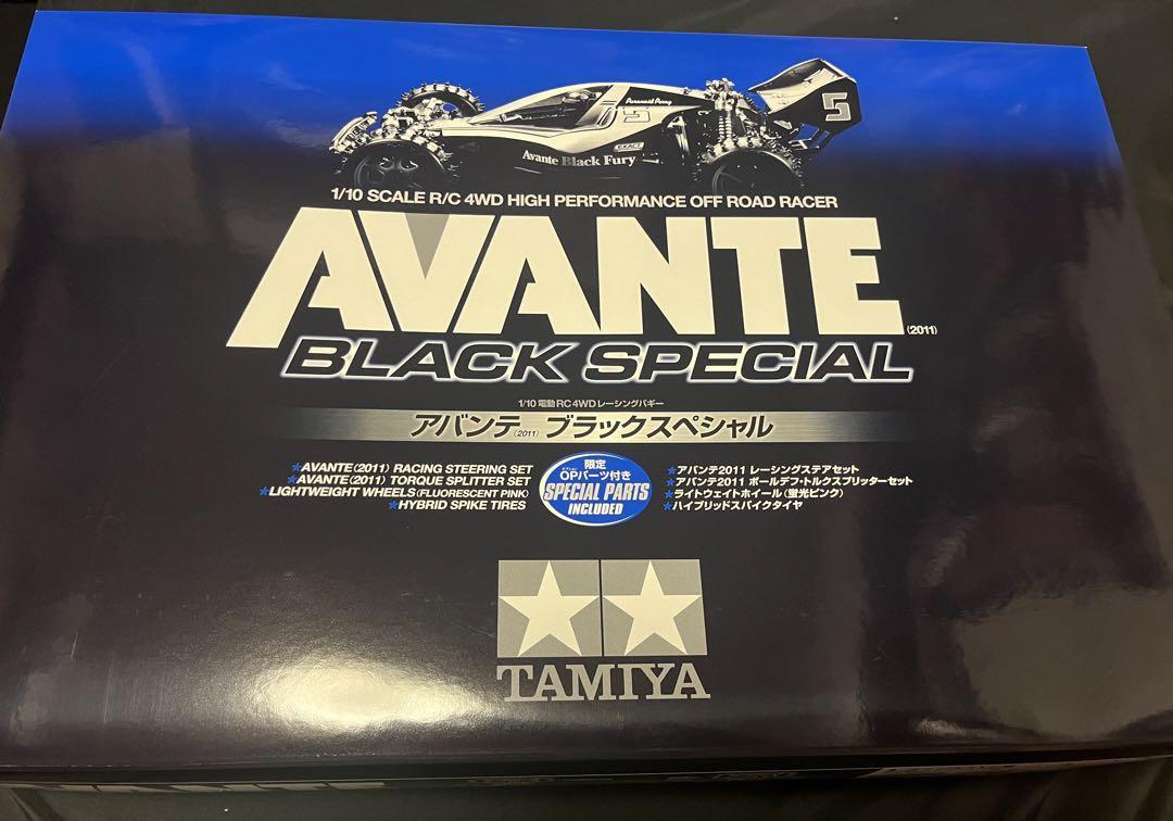 Tamiya 1/10 Rc Car Avante Black Special Electric Racing Car Hobby Model Remote