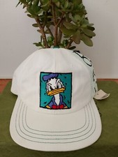 Vintage Donald Duck Laser Design Snapback Hat Goofys Hat Co USA Made. NWT RARE!