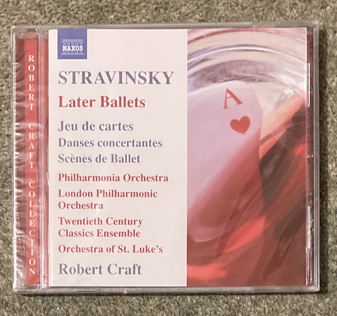 Stravinsky: Later Ballets - Robert Craft  NEW SEALED CD (2007)  EB25