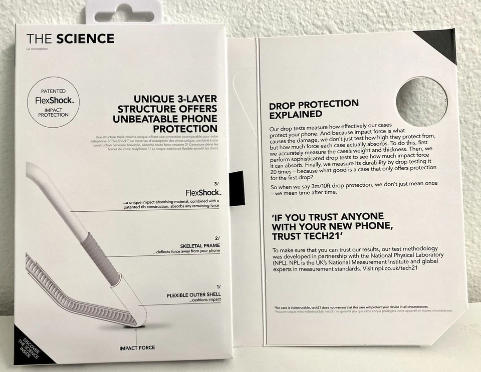 Galaxy S8 phone cover-Tech 21 Evocheck, Ultra Light, 3 Layer Protection  NIB - Image 3 of 4